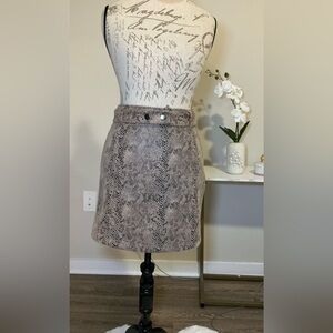Stylish Snake Print Skirt